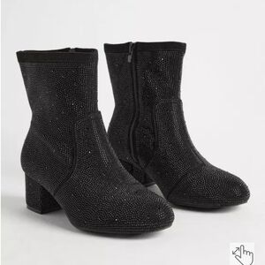 Torrid Stretch Embellished Bootie- 10